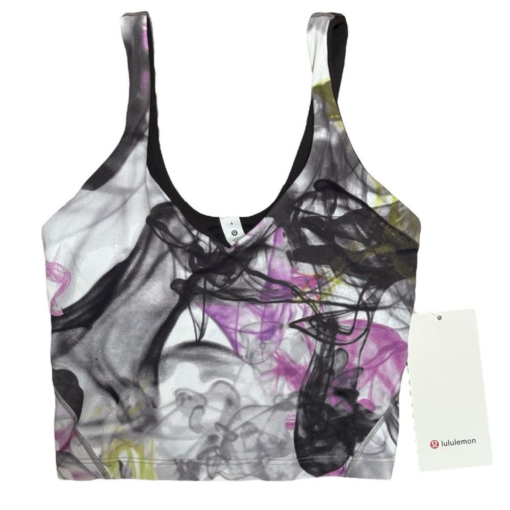 NWT Lululemon Align™ Tank Bra Throwback Print | Size 4